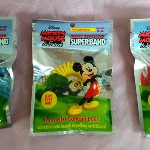 Mickey Mouse and Friends Insect Repelling Band 3X